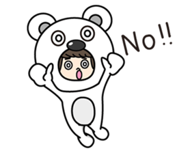 ZooKurumi Polar bear sticker #1132832