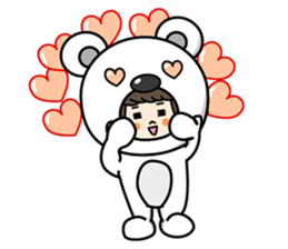 ZooKurumi Polar bear sticker #1132835