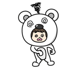 ZooKurumi Polar bear sticker #1132839