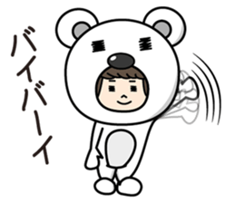 ZooKurumi Polar bear sticker #1132845