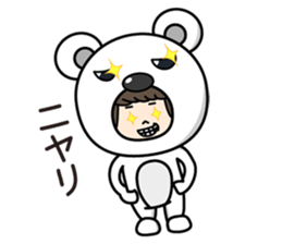 ZooKurumi Polar bear sticker #1132849
