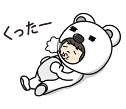 ZooKurumi Polar bear sticker #1132861