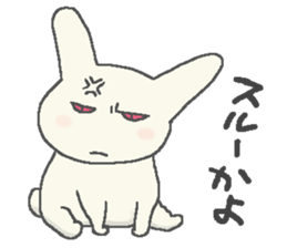 Lonely rabbits sticker #1132948