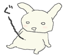 Lonely rabbits sticker #1132962