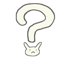 Lonely rabbits sticker #1132971