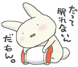 Lonely rabbits sticker #1132976