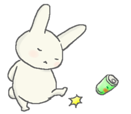 Lonely rabbits sticker #1132984