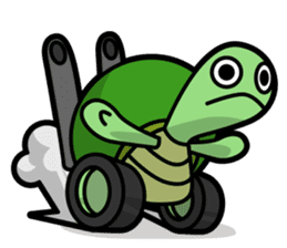 Rabbit and Turtle sticker #1133291