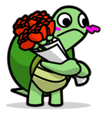 Rabbit and Turtle sticker #1133297