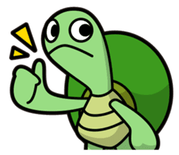 Rabbit and Turtle sticker #1133298