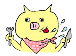 Yamamoto Pig sticker #1133438
