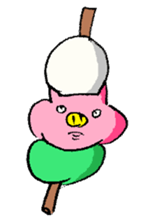 Yamamoto Pig sticker #1133456