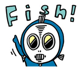 The fishman of fear sticker #1133516