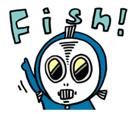 The fishman of fear sticker #1133516