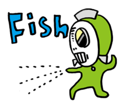 The fishman of fear sticker #1133521