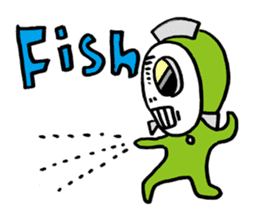 The fishman of fear sticker #1133521