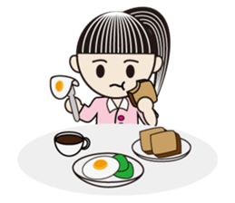 The Bijin3 of The OPe room -Daily life- sticker #1133668