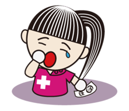 The Bijin3 of The OPe room -Daily life- sticker #1133682