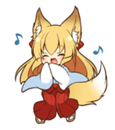 Miko sister of fox sticker #1133846