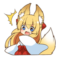 Miko sister of fox sticker #1133848