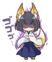 Miko sister of fox sticker #1133851