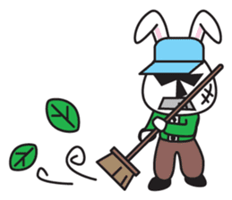 Family of forest-Cleaning of garden sticker #1134235