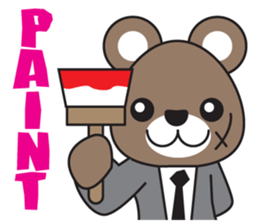 Family of forest-Cleaning of garden sticker #1134240