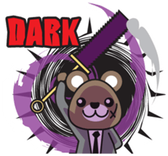 Family of forest-Cleaning of garden sticker #1134247