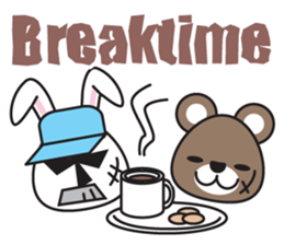 Family of forest-Cleaning of garden sticker #1134261