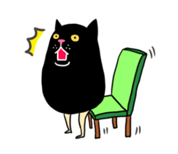 Roly-poly cats sticker #1134639