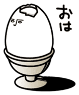 Boiled egg sticker #1135087
