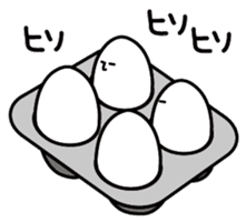 Boiled egg sticker #1135089