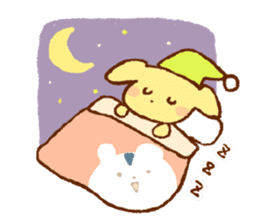 Hamster and dog sticker #1135233