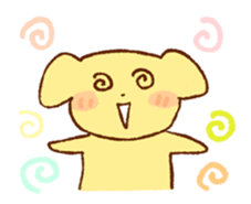 Hamster and dog sticker #1135255