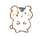 Hamster and dog sticker #1135259