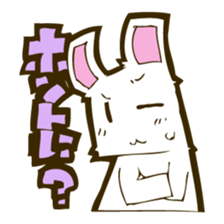 White rabbits. sticker #1135479