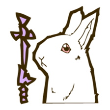 White rabbits. sticker #1135483