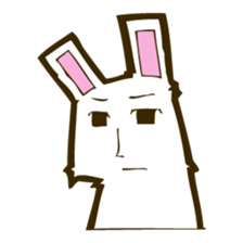 White rabbits. sticker #1135484