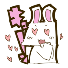 White rabbits. sticker #1135486