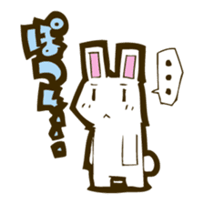 White rabbits. sticker #1135489