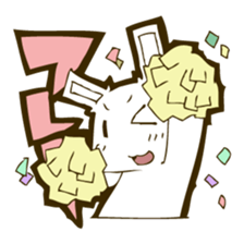White rabbits. sticker #1135497
