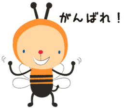 Honeybee bunbun Japanese sticker #1135589