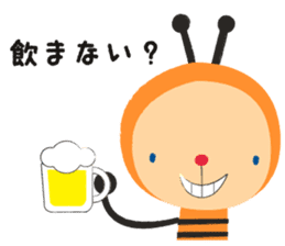 Honeybee bunbun Japanese sticker #1135609