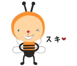 Honeybee bunbun Japanese sticker #1135613