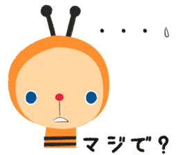 Honeybee bunbun Japanese sticker #1135614