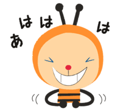 Honeybee bunbun Japanese sticker #1135620