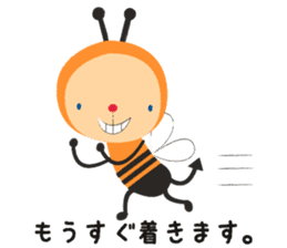 Honeybee bunbun Japanese sticker #1135624