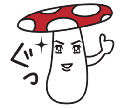 Mushroom boy sticker #1135926