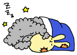 The lonely puppy sticker #1136091