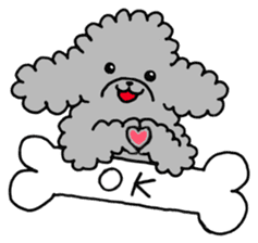 The lonely puppy sticker #1136098